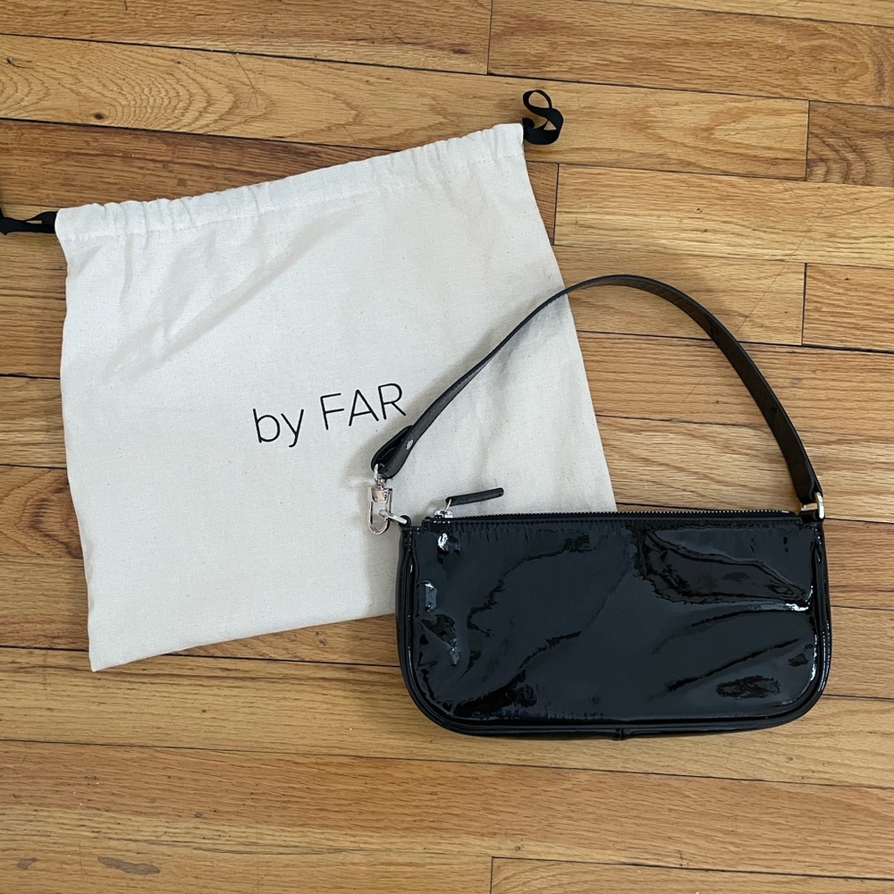 By Far Rachel Patent Leather Shoulder bag, barely used
